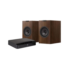 Combo loa KEF Q1 Meta + amply Bluesound Powernode Edge