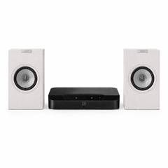 Combo loa KEF Q1 Meta + amply Bluesound Powernode Edge