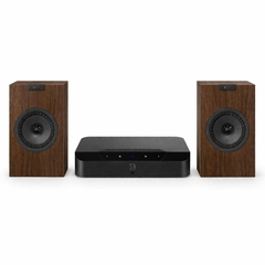 Combo loa KEF Q1 Meta + amply Bluesound Powernode Edge