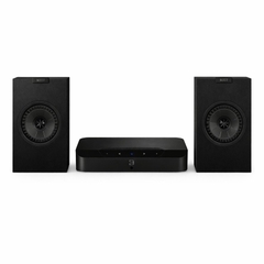 Combo loa KEF Q1 Meta + amply Bluesound Powernode Edge