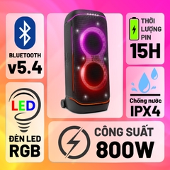 Loa JBL PartyBox 720 mới 2025 - pin 15 giờ, Auracast, công suất 800W