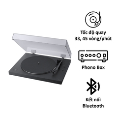 Đầu đĩa than Sony PS-LX310BT kết nối Bluetooth, RCA (33-1/3, 45 RPM)
