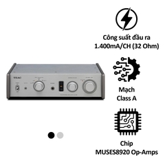 Headphone Amply Teac HA-501E mạch Class A, công suất 1.400mW CH (32 Ohm)