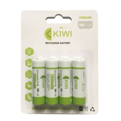 Pin sạc KiWi AA vỉ 4 viên