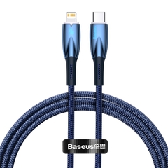 Cáp Sạc Nhanh C to Lightning Cho iphone Series Baseus Glimmer Series Fast Charging Data Cable Type-C to iP 20W