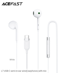 Tai Nghe Có Dây ACRFAST L7 USB-C Chính Hãng – Dạng Nửa In-Ear, Âm Thanh Rõ Nét, Kèm Micro Đàm Thoại