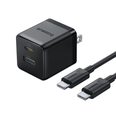 Củ Sạc Nhanh Baseus Palm C+U Charger 20W (USB + Type C Dual Port, 20W PD/QC 3.0 Multi Quick Charge Support)
