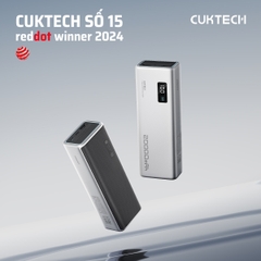 Pin dự phòng Cuktech 15 Power Bank 20.000mAh 150W PD3.1/PPS5A/QC/Mi Turbro 120W – PB200P