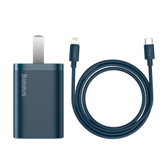 Bộ sạc nhanh, nhỏ gọn Baseus Super Si Quick Charger 20W dùng cho IP (Type C, 20W/18W, PD/ QC3.0 Quick charger)