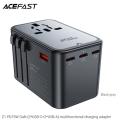 Bộ sạc ACEFAST Z1 PD75W GaN