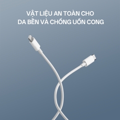 Cáp Sạc Nhanh iPhone 1m CUKTECH KLC-5497 USB-C to Lightning, MFi