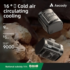 AECOOLY Portable Waist Clip Fan – Quạt Đeo Hông 9000mAh, Dùng Ngoài Trời