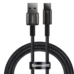 Cáp sạc nhanh Baseus Tungsten Gold Type C Fast Charging Data Cable (100W/66W/ 480Mbps, Fast Charge Cable)