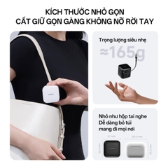 Cuktech có củ sạc nhanh Cuktech 67W GaN Charger (cáp Built-in USB-C) – AD653W thiết kế nhỏ gọn, có cáp rút tích hợp
