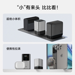 Củ sạc Cuktech 10 Mini GaN AD1203P 120W ( 2C1A)