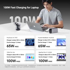 Pin Sạc Dự Phòng CUKTECH 25 SE 25000mAh 120W, Cáp Type-C Tích Hợp, Màn Hình Hiển Thị, Sạc Nhanh - LPB252N