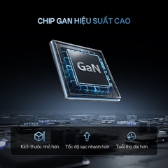 Sạc nhanh Cuktech Ultra-thin GaN Charger 65W (2C) PD3.0/PPS2.0/QC4.0 – AC65S