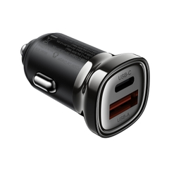 Tẩu Sạc Nhanh Ô Tô ACEFAST B19 30W, USB-C + USB-A, Hỗ Trợ PD/QC Sạc Nhanh, Thiết Kế Mini Nhỏ Gọn, Bảo Vệ An Toàn Đa Tầng