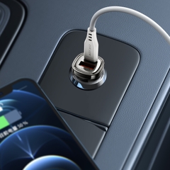Tẩu Sạc Nhanh Ô Tô ACEFAST B19 30W, USB-C + USB-A, Hỗ Trợ PD/QC Sạc Nhanh, Thiết Kế Mini Nhỏ Gọn, Bảo Vệ An Toàn Đa Tầng