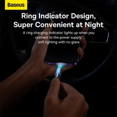 Cáp Sạc Nhanh C to Lightning Cho iphone Series Baseus Glimmer Series Fast Charging Data Cable Type-C to iP 20W