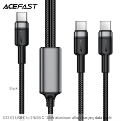 Cáp sạc nhanh 2 đầu và truyền dữ liệu ACEFAST C22-02 C to C 100W