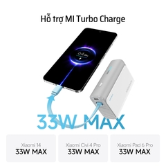 Pin dự phòng Cuktech CP13 10.000mAh Power Bank 33W PD3.0/PPS/QC3.0/QC (cáp Type-C Build-In) – LPB100