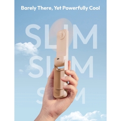 AECOOLY Pocket 01 – Quạt Cầm Tay Gập Gọn, Pin 2000mAh, 3 Chế Độ Gió, 3600rpm, Thời Gian Dùng 17h