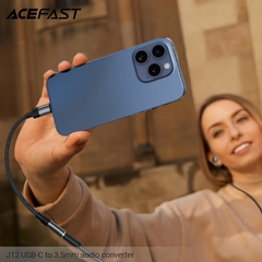 Bộ chuyển đổi âm thanh ACEFAST J12 USB-C sang 3.5mm