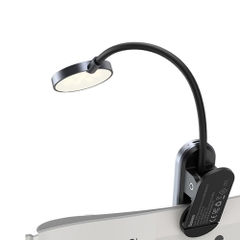 Đèn đọc sách mini, pin sạc tiện dụng Baseus Comfort Reading Mini Clip Lamp (Dịu mắt, chân kẹp, 3 mức sáng, 350mAh, 24h)