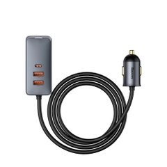 Tẩu sạc nhanh mở rộng 4 Port Baseus Share Together Extention Car Charger 120W