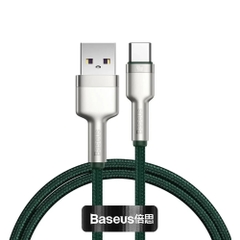 Cáp sạc và truyền dữ liệu tốc độ cao Baseus Cafule Series Metal Data Cable USB to Type-C