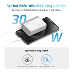 Pin dự phòng Cuktech 10.000mAh Power Bank 30W PD3.0/PPS/QC3.0/QC – PB100