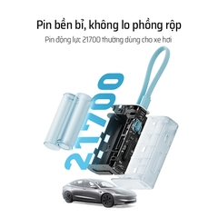 Pin dự phòng Cuktech CP13 10.000mAh Power Bank 33W PD3.0/PPS/QC3.0/QC (cáp Type-C Build-In) – LPB100