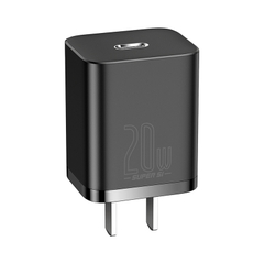 Bộ sạc nhanh, nhỏ gọn Baseus Super Si Quick Charger 20W dùng cho IP (Type C, 20W/18W, PD/ QC3.0 Quick charger)