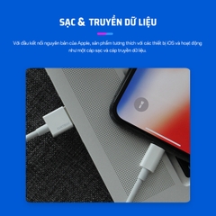 Cáp CUKTECH AL813C USB-A Sang Lightning dành cho iphone 1m