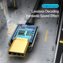 Đầu chuyển Type C sang Audio AUX 3.5mm Baseus L54