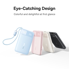 Pin sạc dự phòng Baseus EnerFill FC11 Digital Display Power Bank with Dual Built-in Cables 20000mAh 22.5W