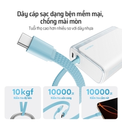 Pin dự phòng Cuktech CP13 10.000mAh Power Bank 33W PD3.0/PPS/QC3.0/QC (cáp Type-C Build-In) – LPB100