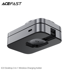 Giá đỡ điện thoại kiêm sạc không dây 3 trong 1 ACEFAST E22