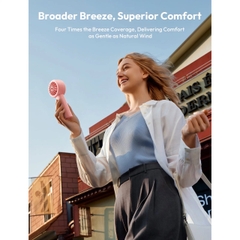 AECOOLY Halo 01 Pro – Quạt Cầm Tay Portable Fan 4500mAh, 24h, 5 Chế Độ Gió, 6000rpm, Độ Ồn Thấp 40dB