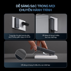 Sạc nhanh Cuktech Ultra-thin GaN Charger 65W (2C) PD3.0/PPS2.0/QC4.0 – AC65S