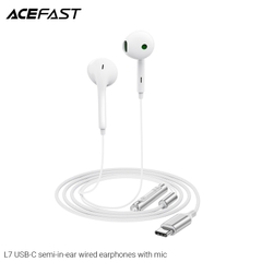 Tai Nghe Có Dây ACRFAST L7 USB-C Chính Hãng – Dạng Nửa In-Ear, Âm Thanh Rõ Nét, Kèm Micro Đàm Thoại
