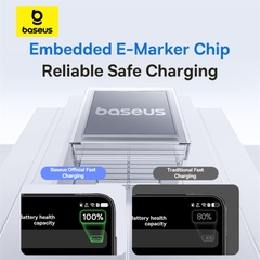 Cáp Sạc Nhanh USB to Type-C Baseus Display 2 100W (Digital Display, 480Mbps)