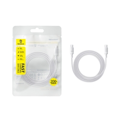 Cáp sạc nhanh Baseus Smooth Power PD 60W Type-C to Type-C truyền dữ liệu cho điện thoại, laptop
