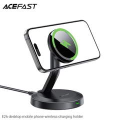 Giá đỡ điện thoại nam châm kiêm sạc không dây ACEFAST E26