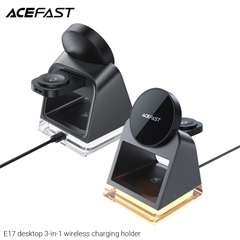 Giá đỡ kiêm sạc không dây 3 trong 1 để bàn ACEFAST E17