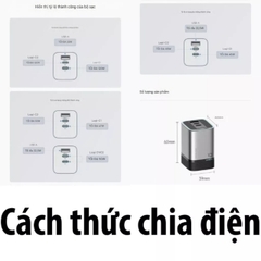 Củ sạc Cuktech 10 Mini GaN AD1203P 120W ( 2C1A)