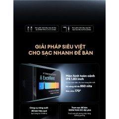 Trạm sạc CUKTECH 30 Ultra 300W GaN Desktop Charger – TA3005U
