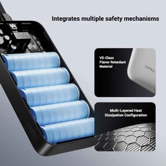 Pin Sạc Dự Phòng CUKTECH 25 SE 25000mAh 120W, Cáp Type-C Tích Hợp, Màn Hình Hiển Thị, Sạc Nhanh - LPB252N