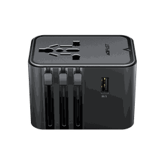 Bộ sạc du lịch quốc tế ACEFAST Z8 – GaN 45W, 3 cổng USB-C + 2 cổng USB-A, đa năng